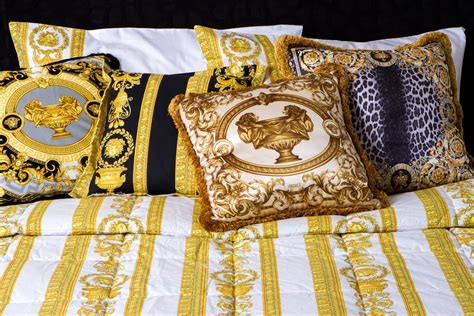 versace cusions|Versace look a like bedding.